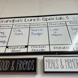 Daily specials Daily specials