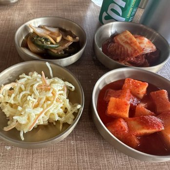 Gangsan - Complimentary appetizers - Korean Near Me - Redwood City, California