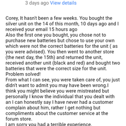 The Vape Store - Terrible customer service