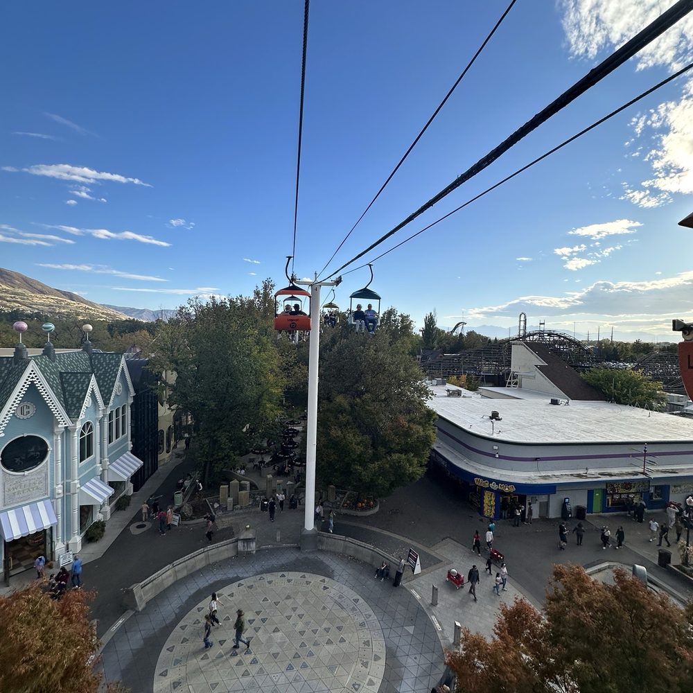Lagoon Amusement Park - Sky Lift views - Amusement Parks Near Me - Farmington, Utah Lagoon Amusement Park - Sky Lift views - Amusement Parks Near Me - Farmington, Utah