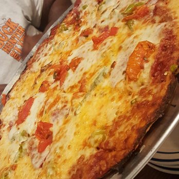 Eno's Pizza Tavern - Eno's Original (salami and hot peppers) $16 - Pizza Near Me - Forney, Texas Eno's Pizza Tavern - Eno's Original (salami and hot peppers) $16 - Pizza Near Me - Forney, Texas