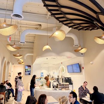 Arwa Yemeni Coffee - Gorgeous interior of the cafe, busy but still spacious. / April 2026 - Coffee & Tea Near Me - Brookline, Massachusetts Arwa Yemeni Coffee - Gorgeous interior of the cafe, busy but still spacious. / April 2026 - Coffee & Tea Near Me - Brookline, Massachusetts