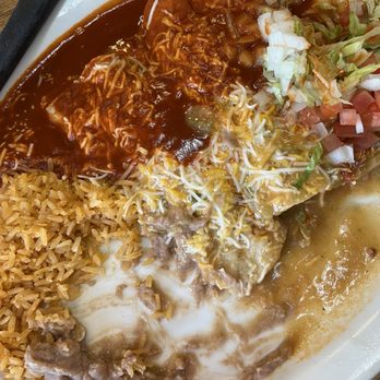 Chakas Mexican Restaurant - Enchiladas Christmas style - Mexican Near Me - Denver, Colorado