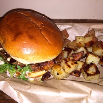 The Promiscuous Fork - Bleu cheese burger! - Barbeque Near Me - La Jolla, California