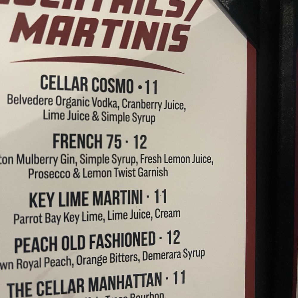 Urban Cellar - Martini Offerings - American Near Me - West Des Moines, Iowa Urban Cellar - Martini Offerings - American Near Me - West Des Moines, Iowa