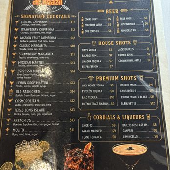 Espadas de Brazil - Cocktail menu - Brazilian Near Me - Bastrop, Texas Espadas de Brazil - Cocktail menu - Brazilian Near Me - Bastrop, Texas
