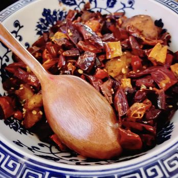 Hutong - Sanchen Spiced Chicken (way to spicy, don't order!) - Chinese Near Me - Miami, Florida Hutong - Sanchen Spiced Chicken (way to spicy, don't order!) - Chinese Near Me - Miami, Florida