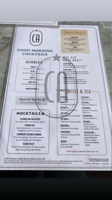 Menu photo 6 Cafe Americano Miami Beach, FL