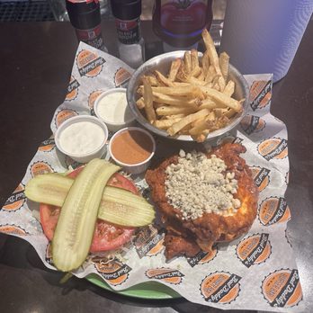Bad Daddy's Burger Bar - Buffalo Chicken Sandwich - Burgers Near Me - Huntsville, Alabama Bad Daddy's Burger Bar - Buffalo Chicken Sandwich - Burgers Near Me - Huntsville, Alabama