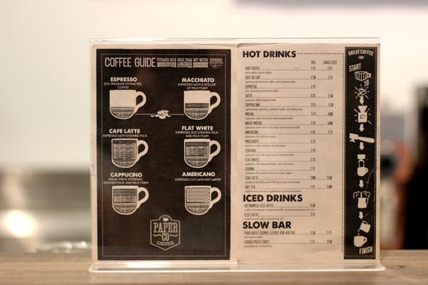 Menu photo 8 Paper Co Cafe Houston, TX