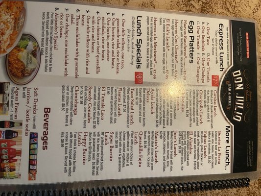 Menu photo 2 Don Julio Mexican Grill Owasso, OK Menu photo 2 Don Julio Mexican Grill Owasso, OK