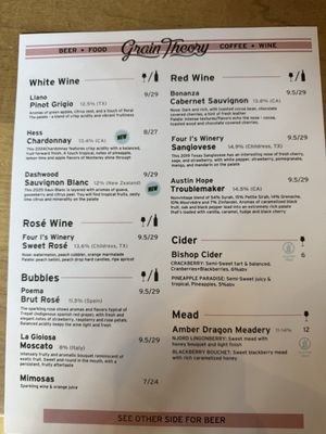 Menu photo 3 Grain Theory Abilene, TX Menu photo 3 Grain Theory Abilene, TX