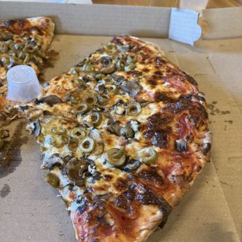 TK's Pizzeria - Mushroom and green olive pizza - Pizza Near Me - Fairport, New York TK's Pizzeria - Mushroom and green olive pizza - Pizza Near Me - Fairport, New York