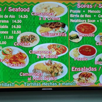 Taqueria El Rey - Seafood, soup, salads menu - Mexican Near Me - Monroe, Washington