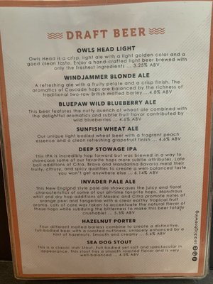 Menu photo 1 Sea Dog Brewing Exeter, NH