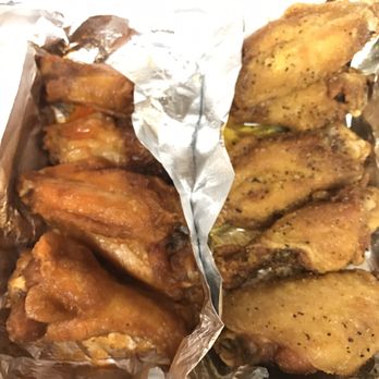 TJ's Catfish and Wings - 6 Lemon pepper/6 mild - Chicken Wings Near Me - Arlington, Texas