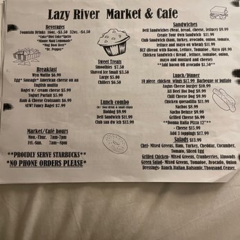 The Lazy River Market - Menu - Shopping Near Me - Indio, California The Lazy River Market - Menu - Shopping Near Me - Indio, California