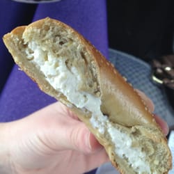 Jalapeño Bagel with regular cream cheese