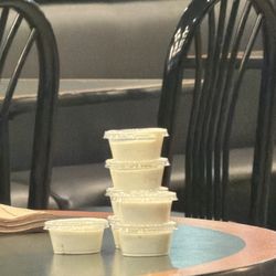 Round Table Pizza - Lots of ranch provided!