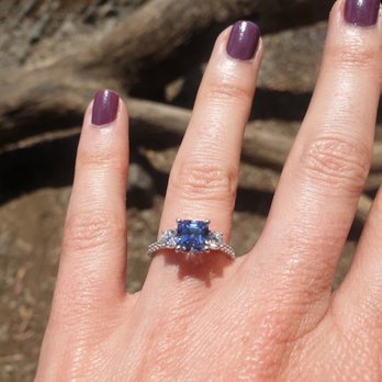 Micheli Eurogold - Beautiful Sapphire Engagement ring created by Micheli Jewellery. - Jewelry Near Me - Moonee Ponds, VIC