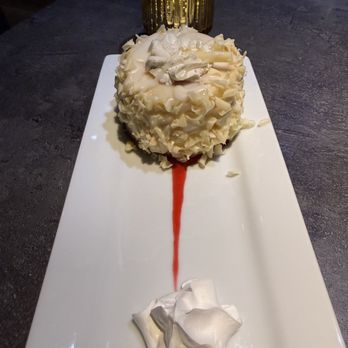 Sharks Underwater Grill - White Chocolate Raspberry Cheesecake - New American Near Me - Orlando, Florida