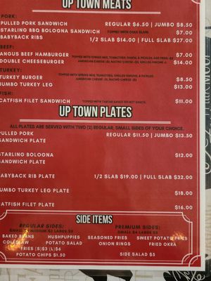Menu photo 4 Up Town BBQ Covington, TN