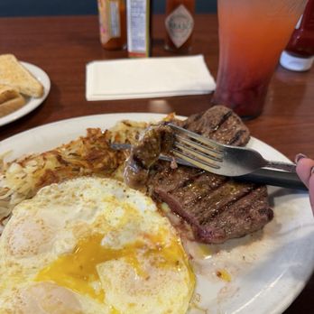 Corky's Kitchen & Bakery - Sirloin Steak & Eggs - Bakeries Near Me - Yucaipa, California