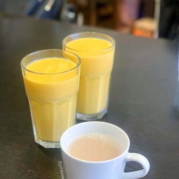 Garleek Kitchen - Mango Lassi with Tibetan Tea - Asian Fusion Near Me - Toronto, Ontario