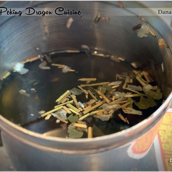 Peking Dragon Restaurant - A yelp*er accused Peking Dragon of NOT being authentic; this is some of the best packaged, Lipton tea bags I've tasted. - HA! (Real deal) - Chinese Near Me - Dana Point, California