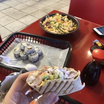 Sushi-2-Go - Sakura Love Burrito Philly Roll  Tuna and Salmon Poke Bowl - Sushi Bars Near Me - Gainesville, Florida