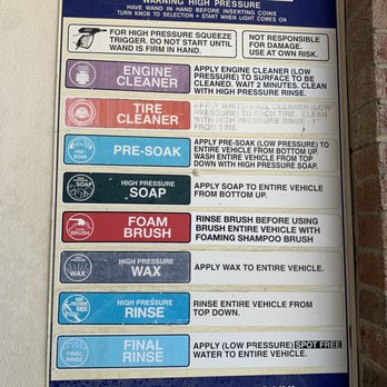 Washington Car Wash - Available options for quarter car wash - Car Wash Near Me - Washington, Michigan