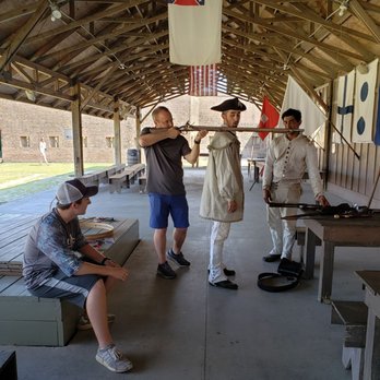 Old Fort Jackson - Showing how soldiers fought in different strategies. - Landmarks & Historical Buildings Near Me - Savannah, Georgia
