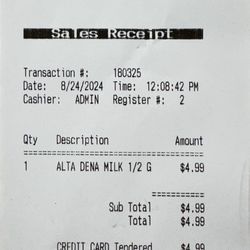 Moorpark Produce - SUPER GOUGE pricing. I could have bought a whole gallon at Ralph's for only $4.