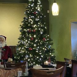 Tree with Santa