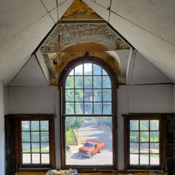 Worry Free Electric - Doing drywal in an attic to increase a customer's living space