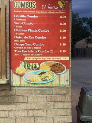 Menu photo 2 El Tacaso Dallas, TX Menu photo 2 El Tacaso Dallas, TX