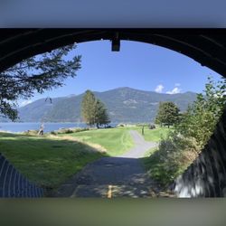 Furry Creek Golf & Country Club - Coming out of the tunnel