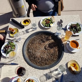 Garré Cafe - Outside seating with fire pit. - Mediterranean Near Me - Livermore, California Garré Cafe - Outside seating with fire pit. - Mediterranean Near Me - Livermore, California