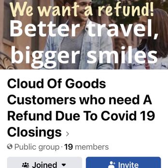 Cloud of Goods - Phones, emails, Social Media... none of it works. No one to refund your money. You're completely ignored. - Baby Gear & Furniture Near Me Cloud of Goods - Phones, emails, Social Media... none of it works. No one to refund your money. You're completely ignored. - Baby Gear & Furniture Near Me
