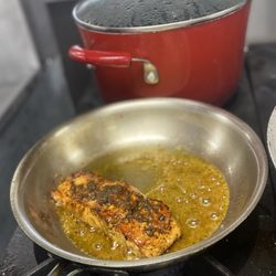 Caribbean Island Spice Grill - Blackened salmon