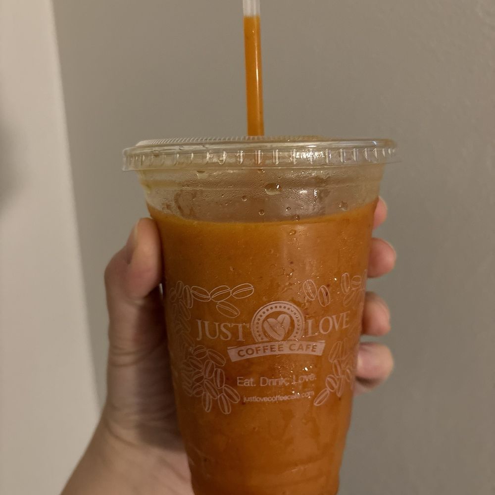 Just Love Coffee Cafe - Pooler, GA - Strawberry Mango smoothie - Cafes Near Me - Pooler, Georgia Just Love Coffee Cafe - Pooler, GA - Strawberry Mango smoothie - Cafes Near Me - Pooler, Georgia