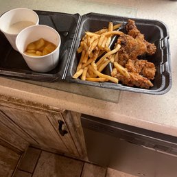 Soggy ass fries.