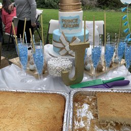 Baby shower party and the cake and cake pops turned out amazing!
