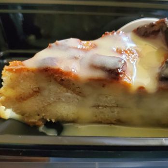Gulf Coast Bread Pudding - Banana rum bread pudding and butter rum sauce. - Desserts Near Me - Houston, Texas Gulf Coast Bread Pudding - Banana rum bread pudding and butter rum sauce. - Desserts Near Me - Houston, Texas