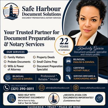 Safe Harbour Document Solutions - Notaries Near Me Safe Harbour Document Solutions - Notaries Near Me