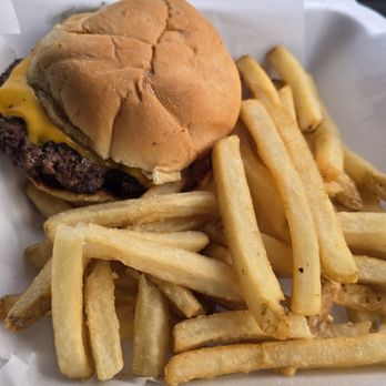 Joey's West - Cheeseburger with fries - American Near Me - Franksville, Wisconsin Joey's West - Cheeseburger with fries - American Near Me - Franksville, Wisconsin