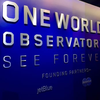 One World Observatory - The sign - VN - Observatories Near Me - New York, New York