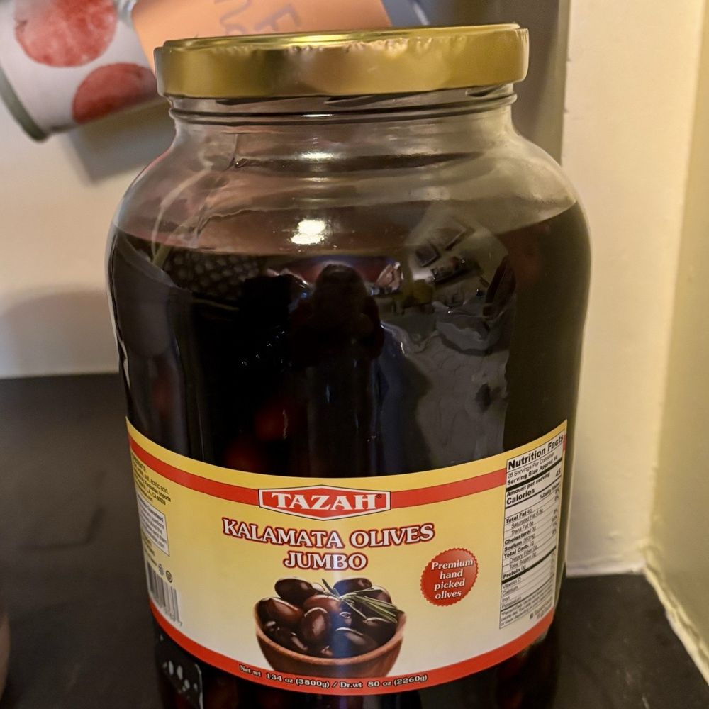 World Foods - Ginormous jar of Kalamata olives - Grocery Near Me - Portland, Oregon World Foods - Ginormous jar of Kalamata olives - Grocery Near Me - Portland, Oregon
