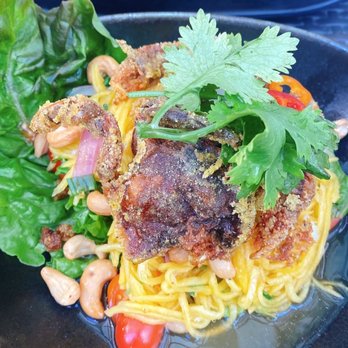 Up Thai - Soft Shell Crab with Mango Salad - Thai Near Me - New York, New York