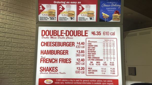 Menu photo 3 In-N-Out Burger Covina, CA Menu photo 3 In-N-Out Burger Covina, CA